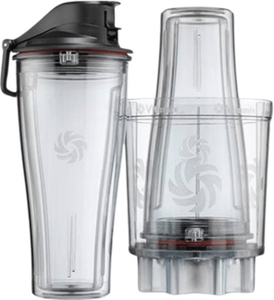 Vitamix 2×0,6L “Blender to go” bekers incl adapter – Voor Explorian serie