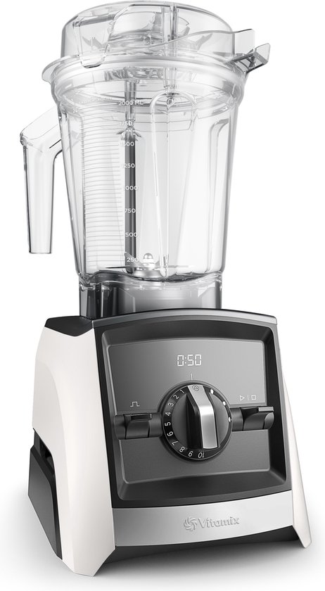 Vitamix A2500i Ascent - high performance blender - 3 programma's - 2.2 PK motor - 2 liter kan - 10 jaar garantie - Wit van Vitamix