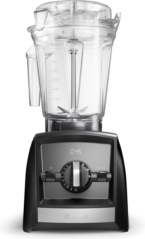 Vitamix A2500i Ascent - high performance blender - 3 programma's - 2.2 PK motor - 2 liter kan - 10 jaar garantie - zwart van Merkloos