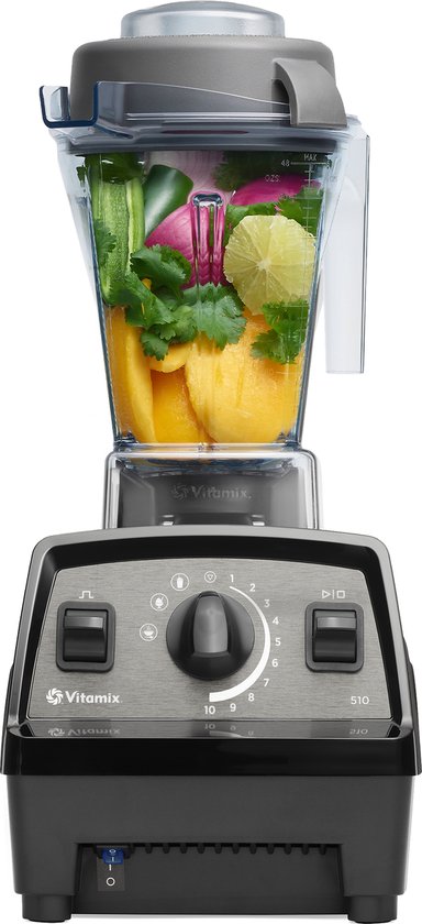 Vitamix E510 - Amerikaanse high performance blender - 1.4 liter inhoud - 10 snelheden - 5 jaar garantie