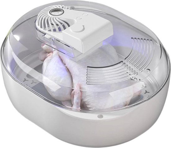 Vlees Ontdooimachine Ultrasonisch 6-in-1 – Voedselveilige Materiaal, USB Opladen, Ideaal voor Huisdieren en Voedsel | Snel Onthooien Vlees | Vlees Ontdooiapparaat van Merkloos