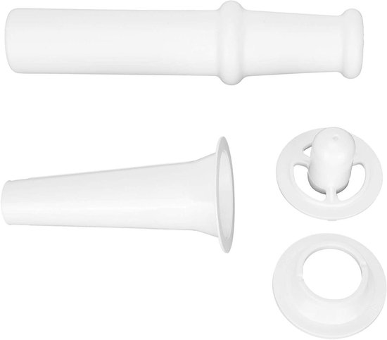 Vleesmolen Accessoires - Keukenmachine Onderdelen - Worst Maken - Complete Set - 5# Maat - Wit van Merkloos