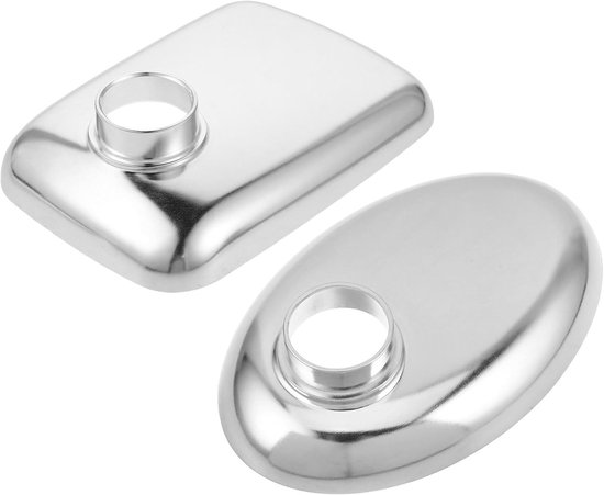 Vleesmolenonderdelen - Voedselbakken - Vlees Malen - Robuuste Constructie - 2 stuks - Zilver