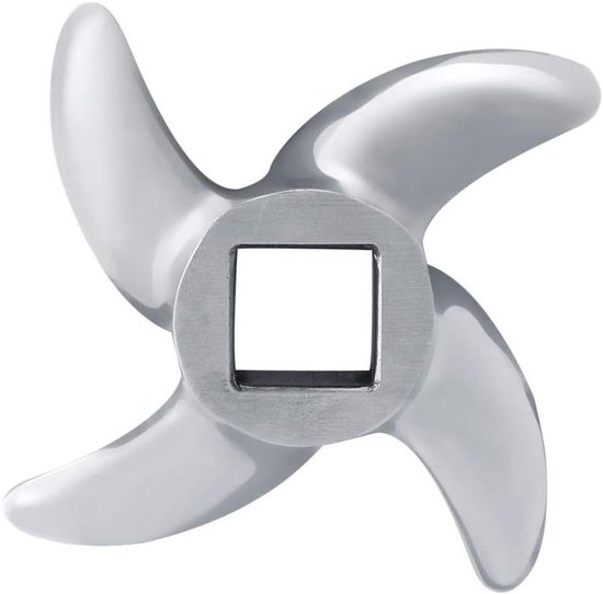 Vleeswolf mes unit RVS vervanging voor keukenmachine maat 12 - Lemmetdelen, onderdelen, accessoire. van Merkloos