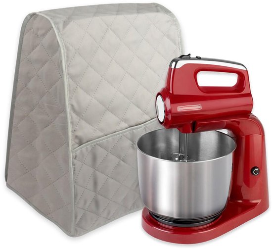 Vlemico - Stofkap - Keukenaccessoire - Duurzaam en eenvoudig te reinigen - Grijs - Compatibel met stand mixer - Voor extra bescherming - Geschikt v...
