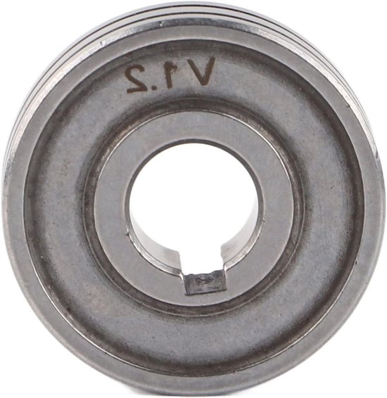 Voedingsrol voor lasdraad 0.8-1.6 mm - Roestvrijstalen lasaccessoire met soepele geleiding voor eenvoudig lassen en precisiewerk van Merkloos