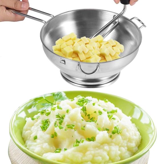 Voedselmixer - Keukenmixer Saladeblender - Ingrediënten Purere - 3 Verwisselbare Schijven - Niet gespecificeerd - Groen