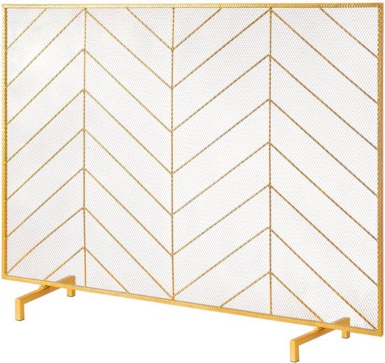 Vonkenbeschermingsrooster - 980 mm Haardrooster - Vintage Ijzer van Merkloos