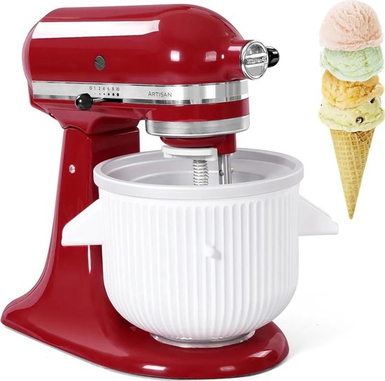 Voor KitchenAid Accessories Icecream Maker - 5KICAOWH