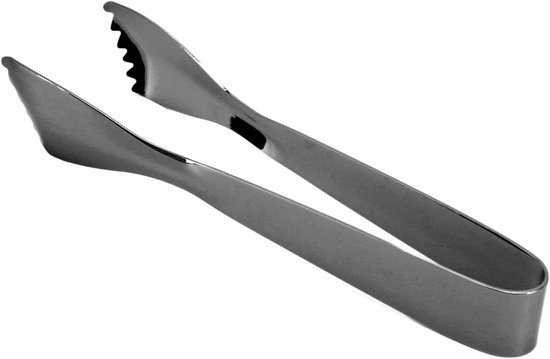 Voorkom uitglijden met deze hoogwaardige voedselveilige ijstangen van roestvrij staal, perfect voor thuis, keuken en bar, zwart-goud afgewerkt. van Merkloos