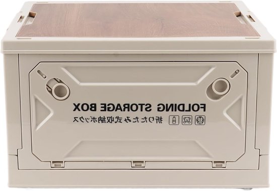 Vouwbare Opbergdoos voor Kamperen, Waterdicht, 5 Zijdige Opening, 100kg Draagvermogen, Ideaal voor Auto en Speelgoedopslag van Merkloos