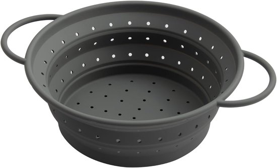 Vouwbare pastascheider - Ruimtebesparend, eenvoudig schoon te maken, vaatwasserbestendig, siliconen, 21.5 cm, ideaal voor koken en afgieten, keukenaccessoire