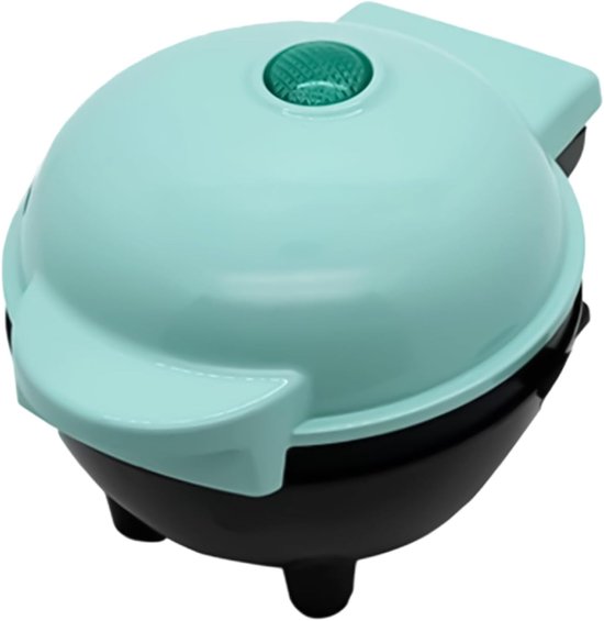 Wafelhoornmachine - IJshoornmaker - Desserts Maken - Gelijkmatige Warmte - 12.4 cm Diep - Blauw