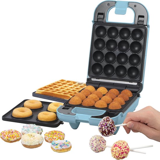 Wafelijzer met verwisselbare platen - Wafelijzer - Snackplaat
