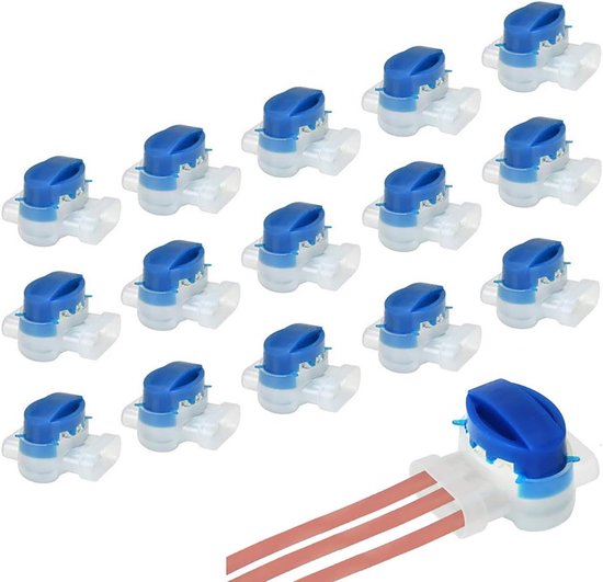 waterdichte stekker 15-pack kabelstekker waterdichte stekkers automatisch crimpen gazonmaaier accessoires