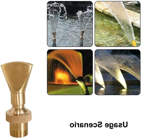 Waterfontein Spuitkop voor Tuinfonteinen - DN15, DN20, DN25 - Decoratieve Waterdisplay Accessoires voor Buiten