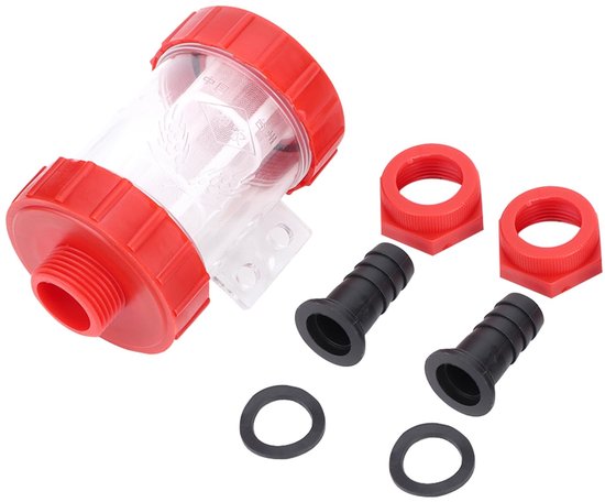 Waterpompfilter Landbouw Inline Mesh Filter Hoge Debiet Waterpomp Transparant Filter voor Tuin Waterpomp G3/4in Klassiek van Sorand
