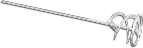 Wentelmixer - Mortelmixer Garde - Materiaal Mengen - Dubbele Spiraal - Ø95x500mm - Verzinkt