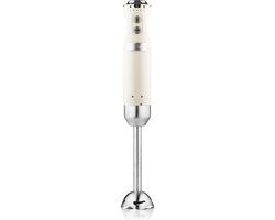 Westinghouse Retro Staafmixer - 600W - Wit - Handblender Met Turbo-Functie van Westin
