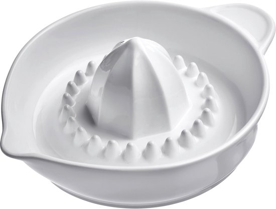 Westmark Citrus Juicer, Capaciteit: 250 ml, met zeeffunctie en gieter, keramiek, wit, 30722260