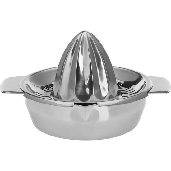 Westmark Citruspers met sapreservoir, diameter: 13,8 cm, inhoud: 350 ml, roestvrij staal, zilver, 30942260 van Merkloos