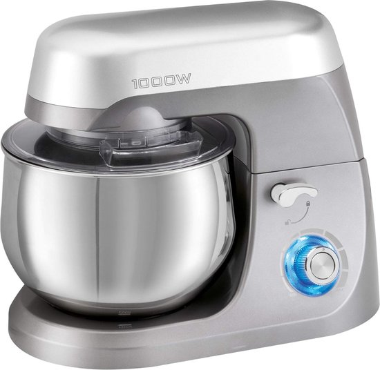 White-Label® Keukenrobot - Keukenmixer - Deegmachine Zwaar Deeg - Zilver van Merkloos