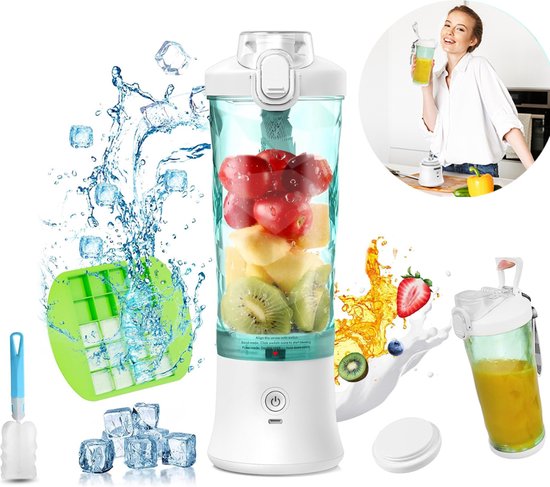 White-Label Smoothie Maker - Blender to go - 600ML - Wit van Merkloos