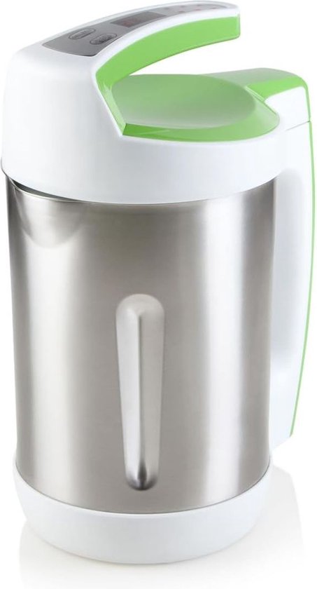 White-label® Soepmaker - Blender - 2 in 1 - Zilver met Wit van White-Label