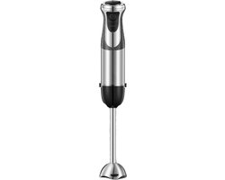 White-Label® Staafmixer Set - Hakmolen - Groentesnijder - Soepmaker - Draadloos - Zwart van White-Label