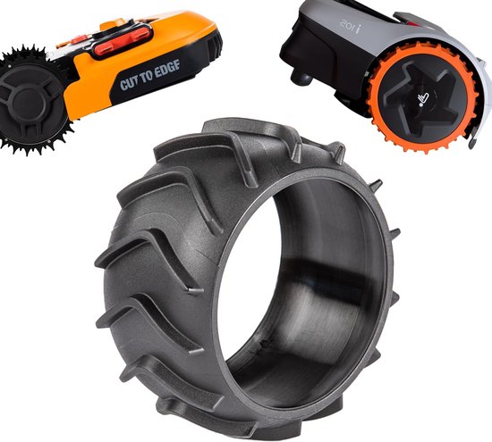 Wielbescherming voor robotmaaier XL, tractieverbetering, hoes voor Worx Landroid, Segway Navimov accessoires voor modellen S300, M500, M700, L800, L1000 (Plus), i105E i108E, wielvergroting