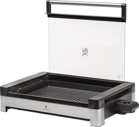 WMF Lono 415430011 - Tafelgrill - Glazen Deksel - RVS - 2000W - Geschikt voor Binnen en Buiten