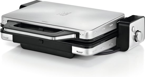 WMF Lono Contactgrill 2-in-1 - Grillplaat - RVS - 2100W - Geschikt voor Panini en Grillen