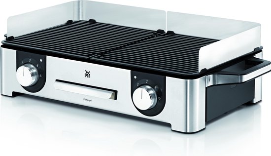 WMF Mastergrill - Grillplaat - RVS - 2400W - Geschikt voor Binnen en Buiten - Anti-aanbaklaag