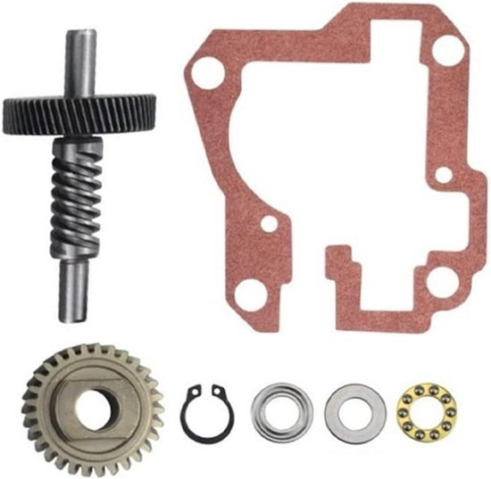 Wormwiel Mixer - Metalen Onderdeel - Keukenapparatuur Repareren - Nauwkeurig Ontworpen - 9 x 6 x 5 cm - Zilverkleurig