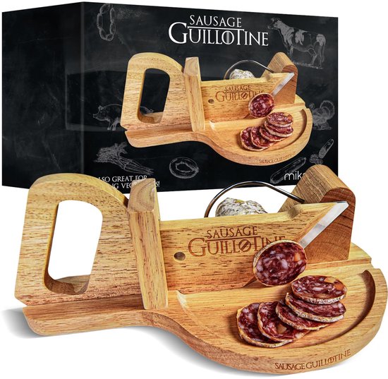 Worst Guillotine - Snijmachine voor Thuis - Houten Basis