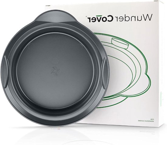 Wundermix - WunderCover vershouddeksel met weegschaalfunctie • Voor Thermomix Monsieur Cuisine Smart, Connect & Trend • Siliconen deksel voor mengkom met weegschaal