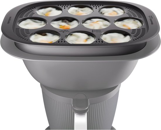 WunderPoach Pocheerinzet voor Thermomix TM7 | Eierpocheerder voor 10 eieren, gepocheerde eieren maken, praktisch accessoire