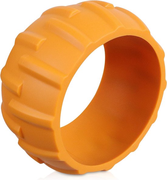 XL voor Worx Landroid voorwiel met robuust profieltuning, compatibel met wielmodellen M500, M500 plus, M700, M700 plus, S300 - oranje