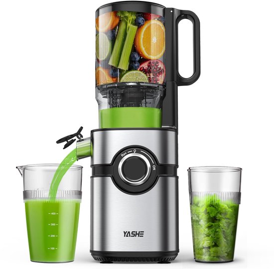 YASHE slowjuicer - 200 W - vulopening 127 mm - 50 tpm van YASHE®