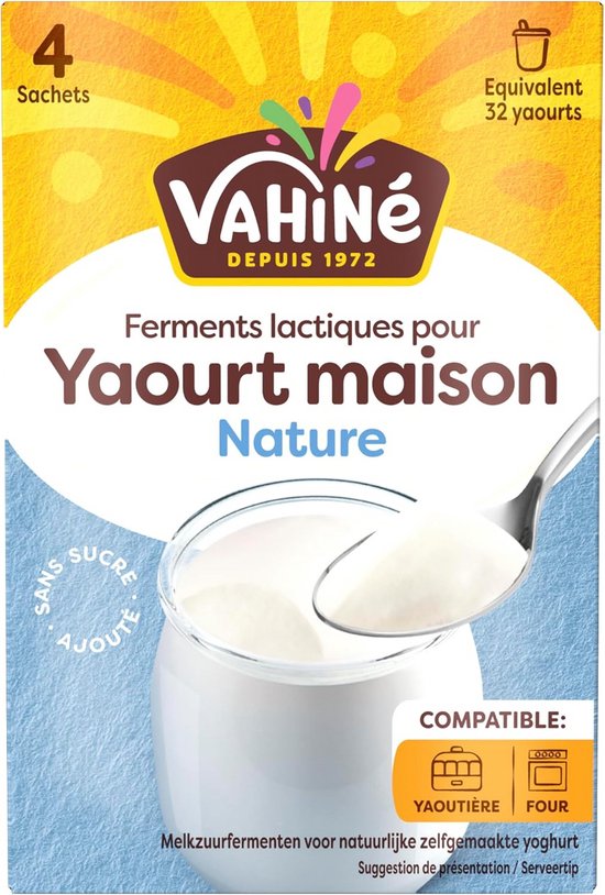 Yoghurt Culturen voor Zelfgemaakte Yoghurt - Natuurlijke Melkfermenten van Merkloos