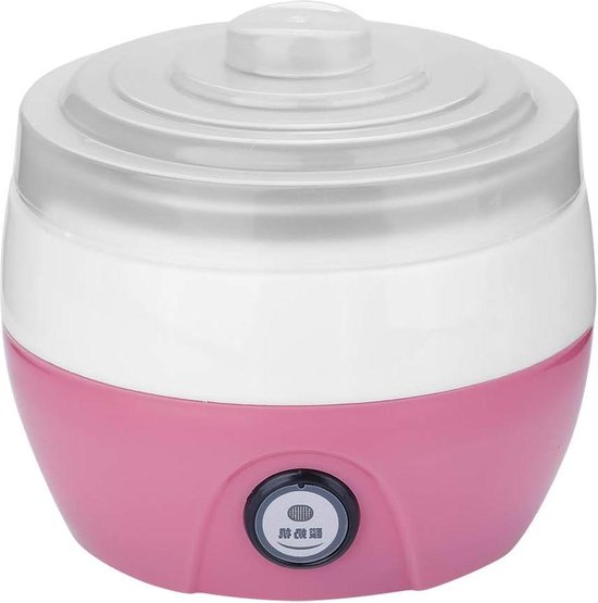 Yoghurt Maker Machine voor Thuisgebruik - Huishoudelijke Yoghurt Maker (Roze) van Merkloos