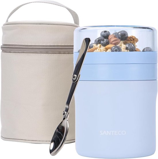 Yoghurtbeker To Go – Lunchbeker – Yoghurt Cup - food box van Merkloos