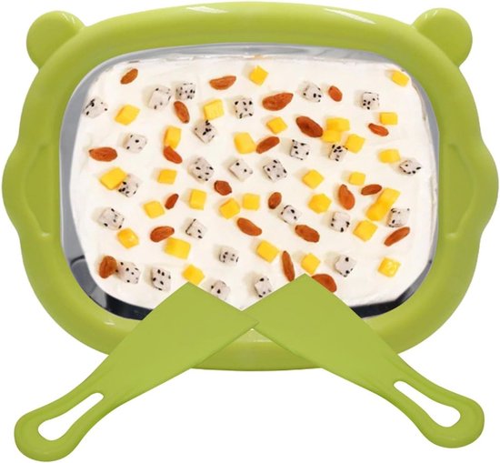 Yoghurtmachine Sorbetmaker - Dessertmaker Ijsmaker - Zelf Desserts Maken - Geen Elektriciteit Nodig - 21.5 x 16 cm - Veelkleurig