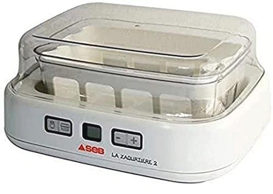 Yoghurtmaker 2-in-1 met 8 glazen, Compact en Praktisch van Merkloos