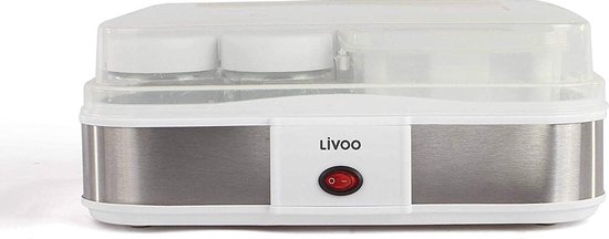 yoghurtmaker en kaasmaker 12 potten 21.5w - domoclip - dop156 van Merkloos