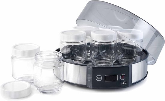 Yoghurtmaker met Meerdere Glazen voor Zelfgemaakte Yoghurt van Merkloos