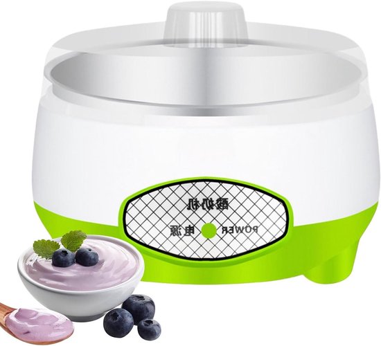 Yoghurtmaker - Yoghurt apparaat - Thuis Yoghurt Maken - Automatische Temperatuurregeling - 1.2 Liter - Groen