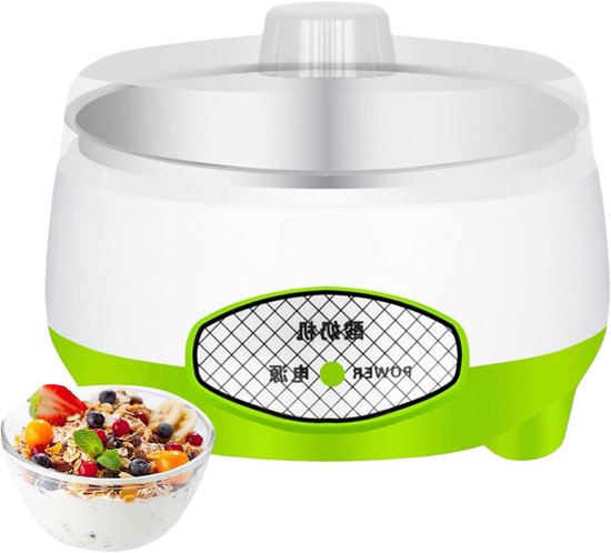Yoghurtmaker - Yoghurt Toestel - Zelf Yoghurt Maken - Slim Thermostaatsysteem - 1.2 Liter - Groen