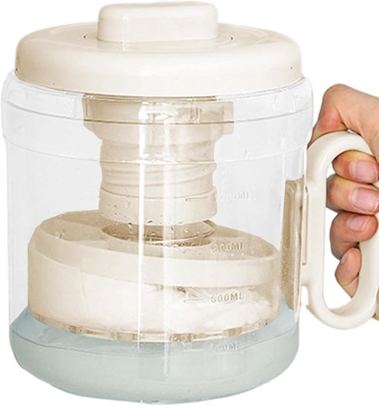 Yoghurttrainer - Keukenapparaat - Zelf Yoghurt Maken - Met Handvat - 18 cm - Wit
