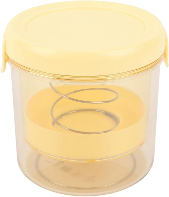Yoghurtzeefmaker - Keuken Gadget - Dikke Yoghurt Maken - Efficiënte Filtratie - 13.5 x 13.5 cm - Geel